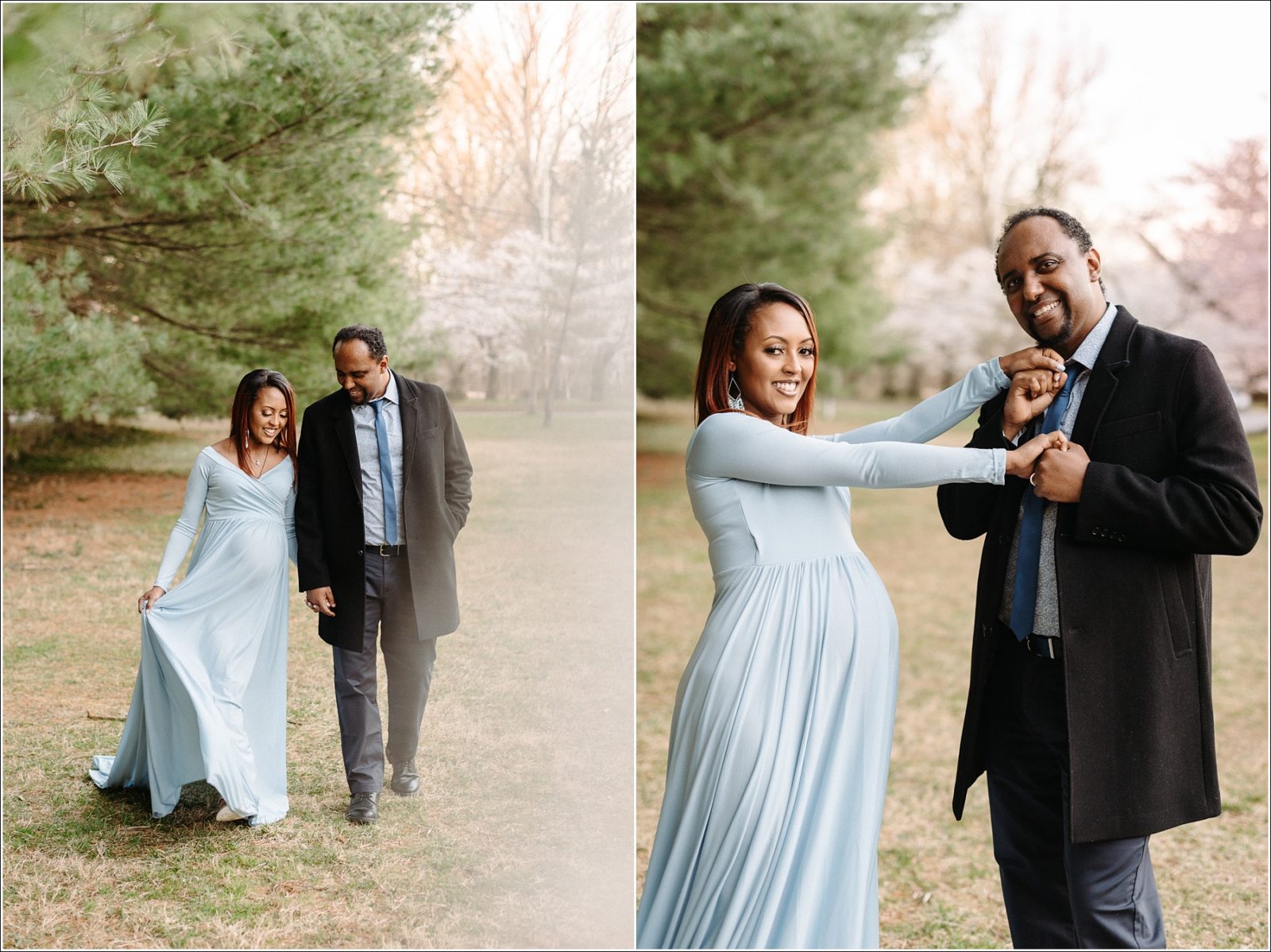 Kenwood Cherry Blossoms Maryland Maternity Photographer